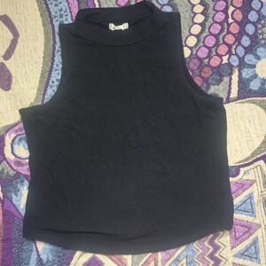 Black Muscle Tee